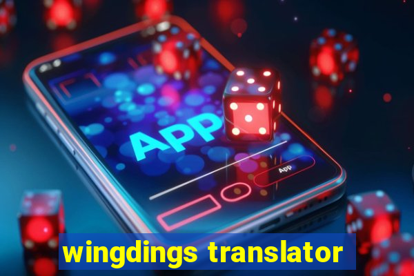 wingdings translator